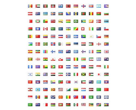 40 Free World Flags Icon Sets - Hongkiat