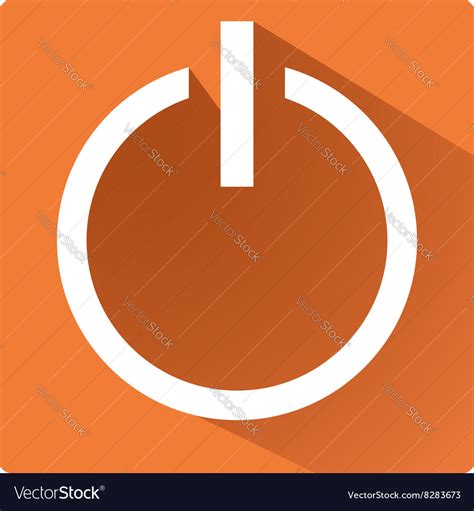 Power switch symbol Royalty Free Vector Image - VectorStock