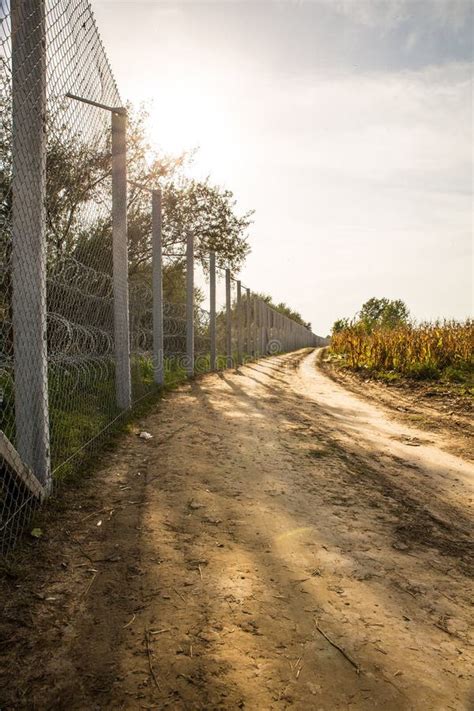 The Fence Protecting the Border between Hungary and Serbia Editorial ...