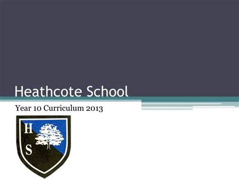 PPT - Heathcote School PowerPoint Presentation, free download - ID:2732601