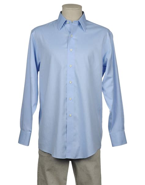 Brooks Brothers Long Sleeve Shirt in Blue for Men | Lyst