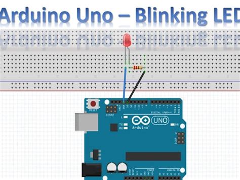 Blinking LED with Arduino uno - Arduino Project Hub