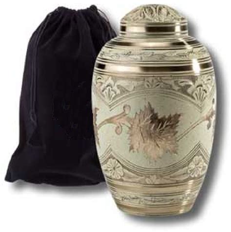 Buy UrnConcern Cremation Urn | Solid Brass | Hand Engraved Cremation ...