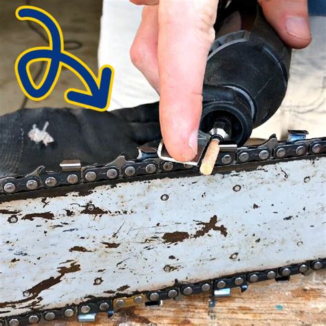 How to Sharpen A Chainsaw With A Dremel Sharpening Kit: Easy Steps ...