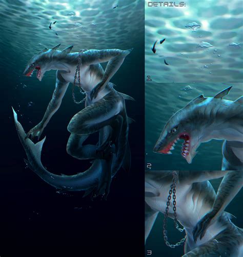 shark dragon by cat-meff on DeviantArt