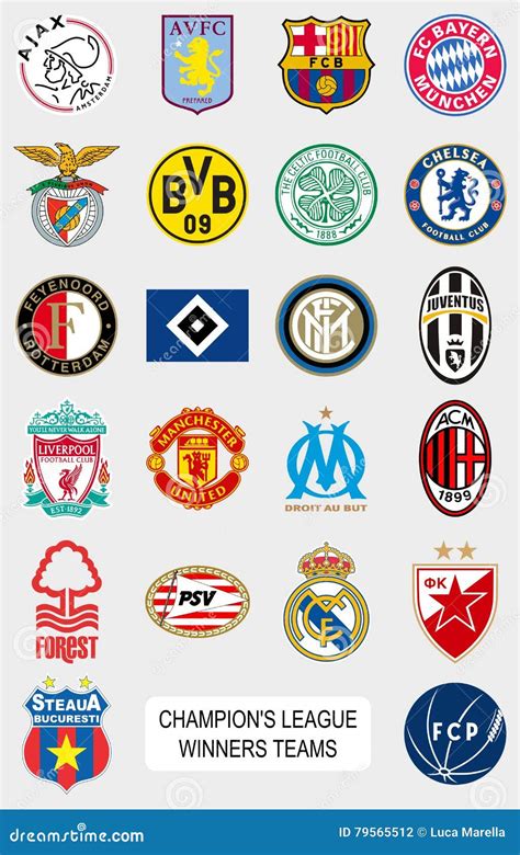 European Football Teams Logos Stock Illustrations – 90 European Football Teams Logos Stock ...