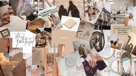 Mood Board Vintage Macbook Wallpaper Aesthetic Collage Wallpaper Laptop - Juvxxi