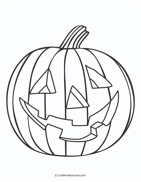 Happy Pumpkin Coloring Pages