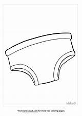 Underwear Coloring Pages sketch template