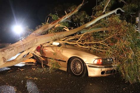 Perth storm hits with force as fierce cold front cuts power to 55,000 homes in WA's south-west ...