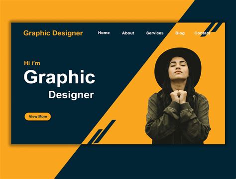 Graphic designer web page by Vijaiiii on Dribbble