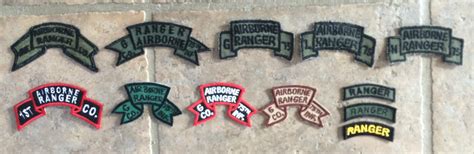 Airborne Ranger Scroll Patch Lot | #1803124315