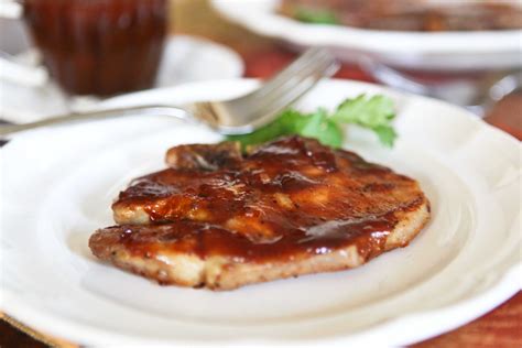 Baked Pork Chops in Barbecue Sauce - White Apron Blog