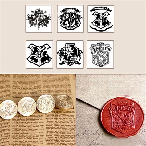 Hogwarts Wax Seal Wax Stamp Copper Head DIY Scrapbooking Metal Head Harry without Handle ...