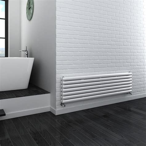 Metro Horizontal Double Panel Radiator | Supplied In White | Online