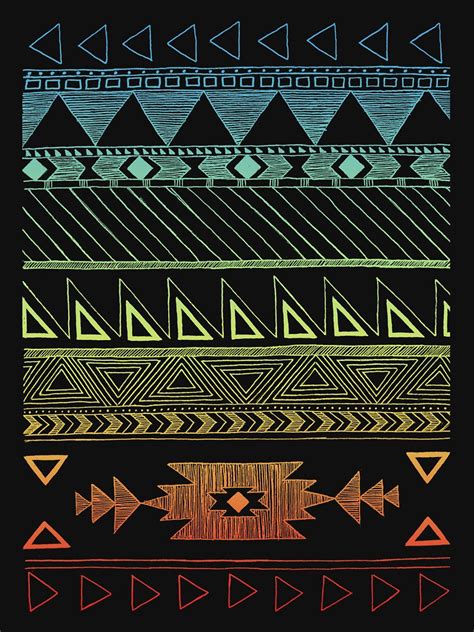 "Native American Geometric Pattern" T-shirt by Mangeshig | Redbubble