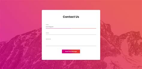 Contact Form v2 | Learn html and css, Learn html, Contact form