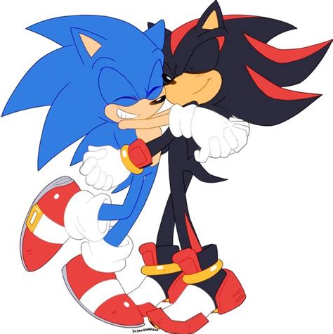 COMM: Sonic and Shadow Hug by Drawloverlala on DeviantArt | Sonic and shadow, Sonic, Shadow the ...