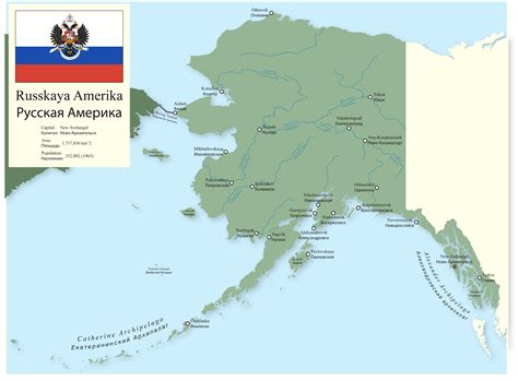 Russian America, a Successful Russian Colony in Alaska : r/altmaps