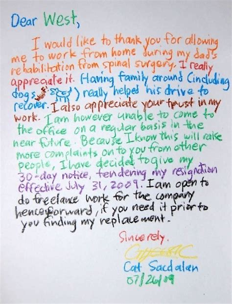 35 Hilariously Funny Resignation Letters