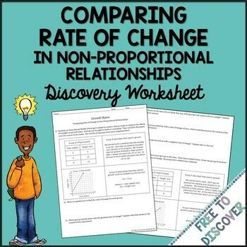 Rate of Change Worksheet by Free to Discover | TPT