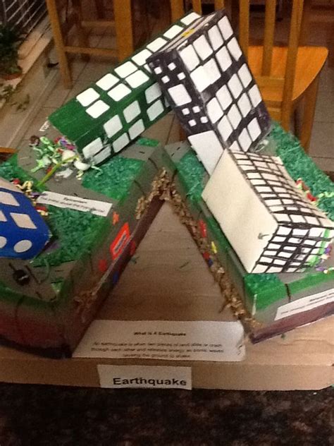 Earthquake Diorama | 3rd grade | Pinterest | Dioramas