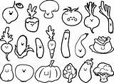 What A Coloring Page Vegetables sketch template