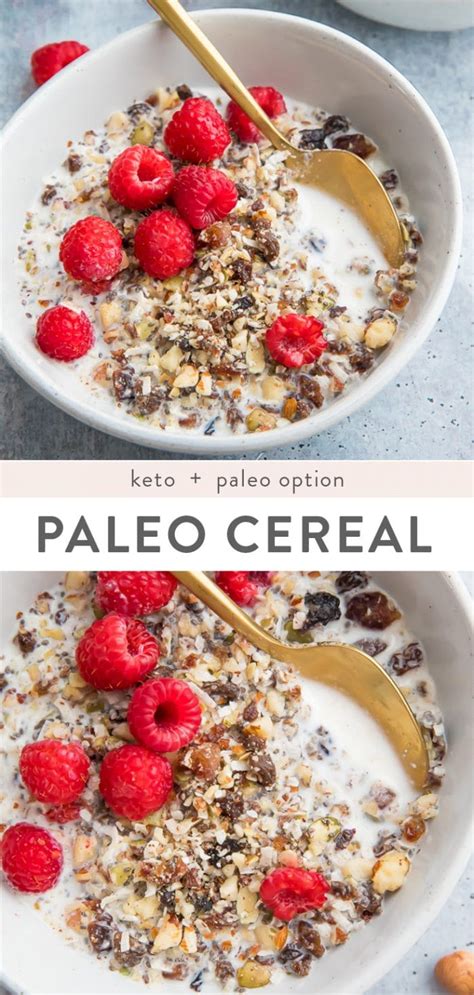 Paleo Cereal (3 Minutes, Gluten-Free, Vegan) - 40 Aprons