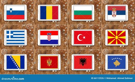 Map Of Balkans - All Countries Royalty-Free Stock Photo | CartoonDealer.com #125358843