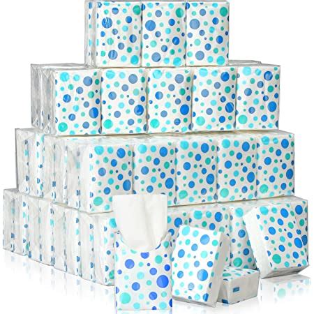 Amazon.com: 100 Pack Pocket Tissues Travel Packs Bulk 1000 Sheet Small Tissues Pocket Packs 3 ...