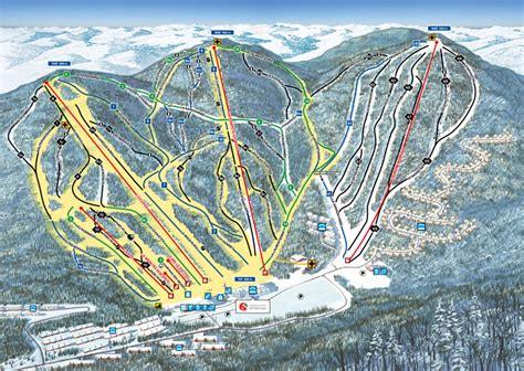 Carte des pistes à Stoneham | Station touristique Stoneham