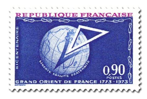 Grand Orient de France-1973-France- Référence Yvert & Tellier N°1756