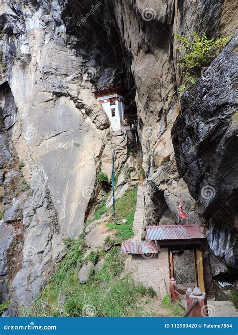 Monks Home between Rocks on Way To Paro Taktsang of Bhutan Stock Photo - Image of mount ...