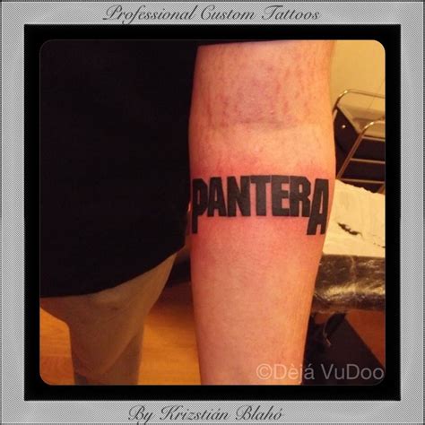 Pantera forearm tattoo. | Tatuajes