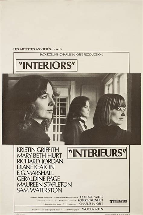 Interiors Original 1980 Belgian Movie Poster - Posteritati Movie Poster Gallery