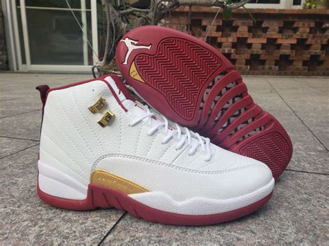 Air Jordan 12 “FIBA” White/University Red-Metallic Gold For Sale – The Sole Line