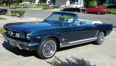 1965 Mustang Convertible in Nightmist Blue