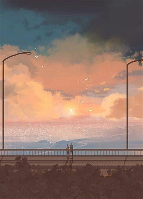 Sun shine | Anime scenery, Aesthetic wallpapers, Animation art