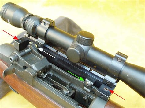 Hunting Equipment M1 GARAND SCOPE MOUNT WITH B-SQUARE SCOPE RINGS ...