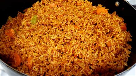 Jollof rice //fastest way of cooking jollof rice - YouTube