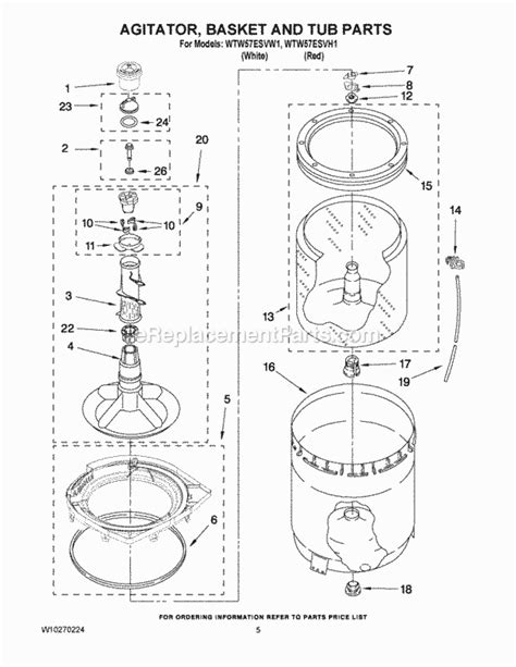 Parts Diagram For Whirlpool Washer