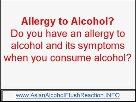 Alcohol Flush Reaction