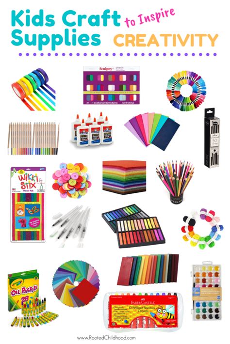 19 Kids Craft Supplies to Inspire Creativity - Rooted Childhood