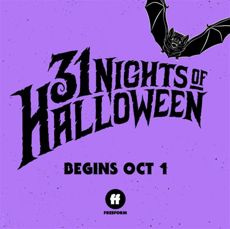 Freeform Announces That This Year's "13 Nights of Halloween" Will Be "31 Nights of Halloween ...