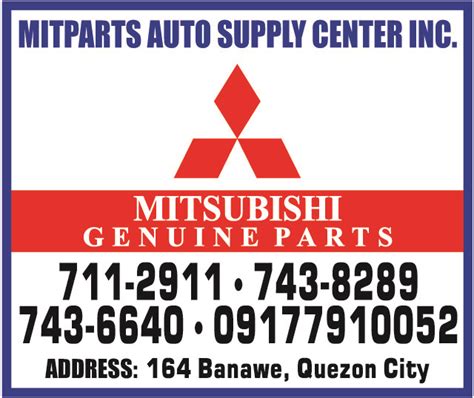 Mitsubishi Spare Parts Dealer In Philippines | Reviewmotors.co