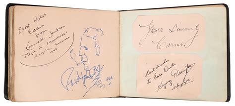 Lot Detail - [Autographs] Remarkable Autograph Album of Famous Magicians...