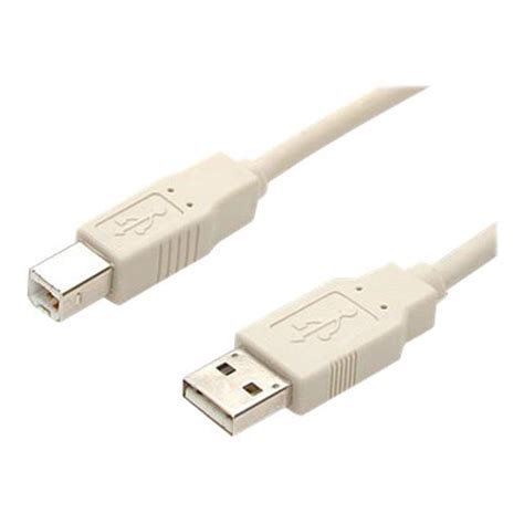 StarTech USBFAB_6 StarTech.com 6 ft Beige A to B USB 2.0 Cable - M/M ...