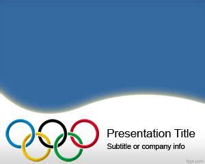 PowerPoint presentation templates for Olympic Games London 2012