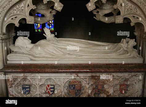 Tomb of Catherine Parr, Queen of England, last wife of King Henry the VIII, Sudeley Castle Stock ...