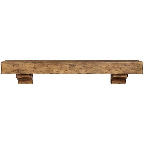 The Ridgewood Pine Wood Fireplace Shelf | Wood fireplace mantel, Fireplace shelves, Wood fireplace